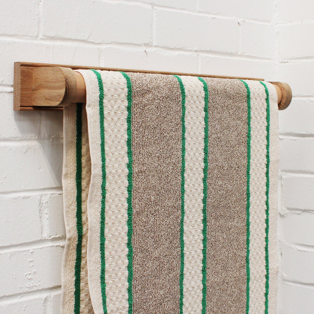 Oak Roller Towel Rail-Kitchen Accessories-Yester Home