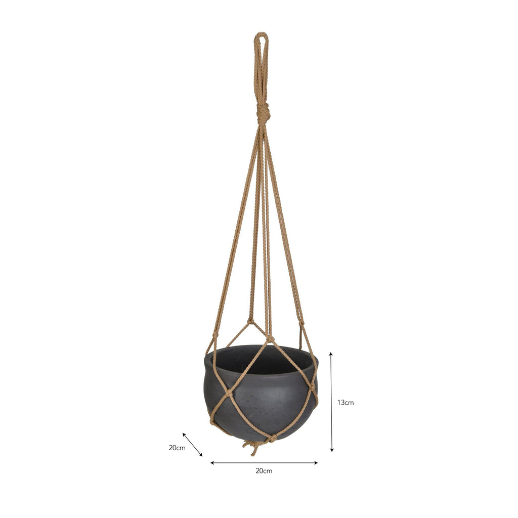 Stratton Hanging Pot-Planters-Yester Home