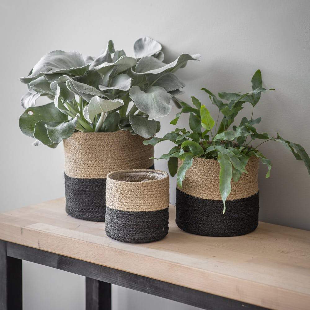 Jute Pots-Planters-Yester Home