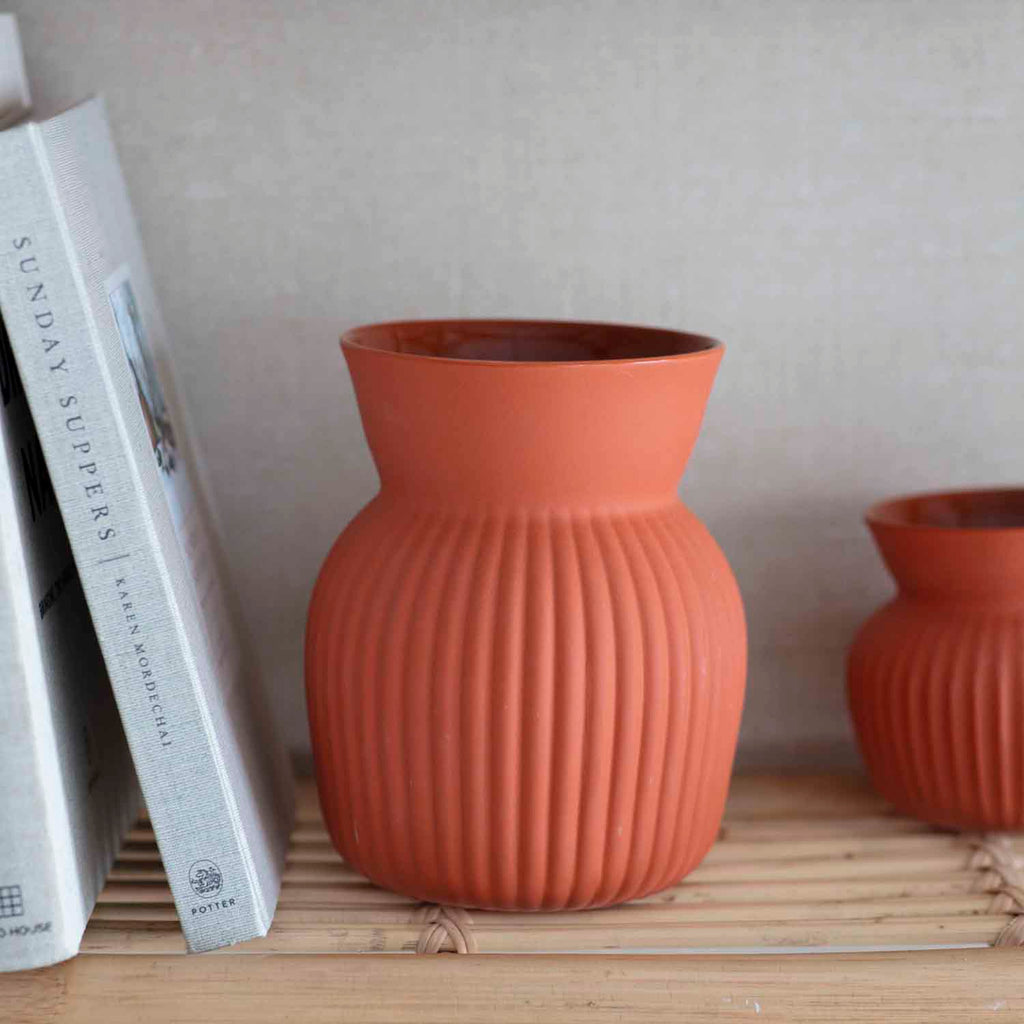 Ceramic Linear Vase, Various-vase-The Little House Shop