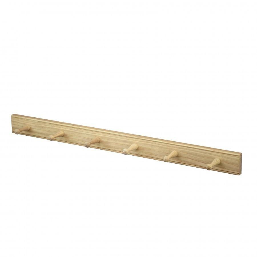 Oak Shaker Peg Rail-Pegs & Racks-Yester Home