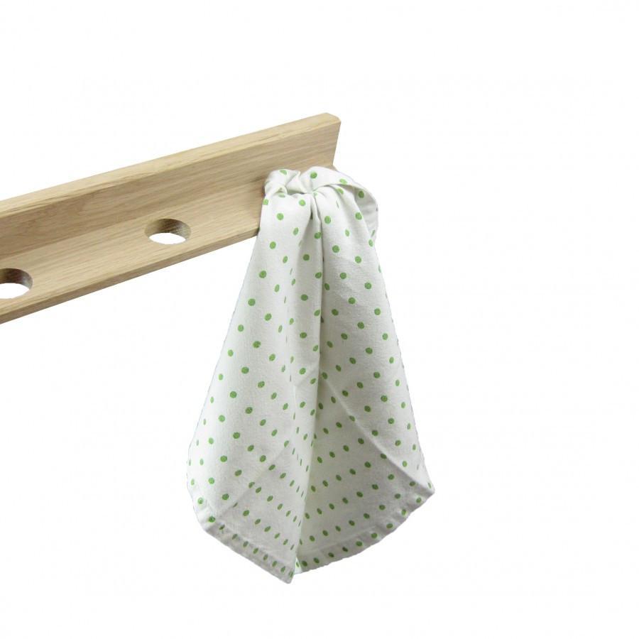 Oak Tea Towel Holder Rack-Pegs & Racks-Yester Home