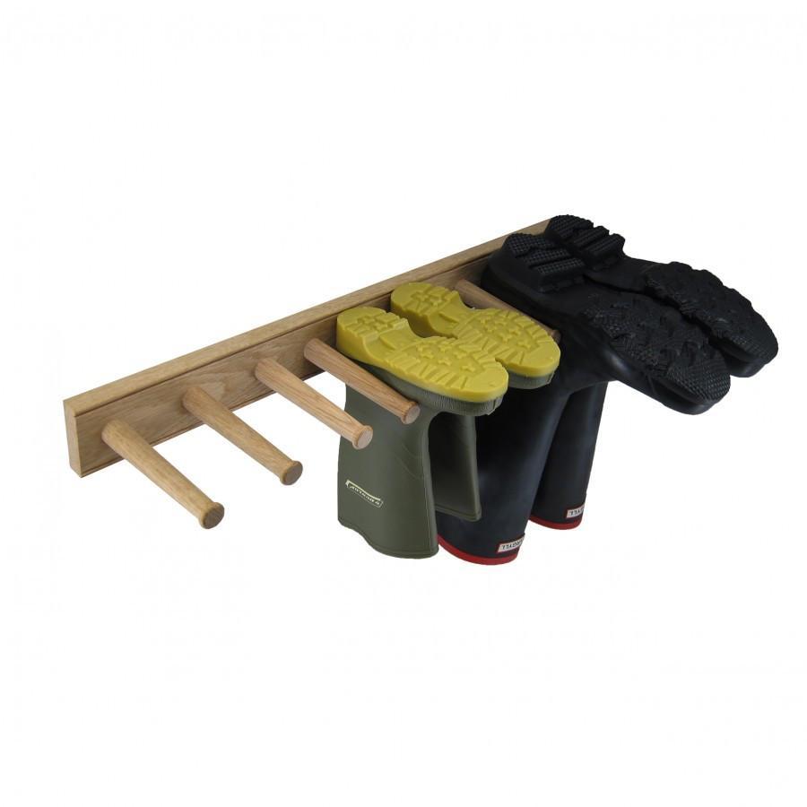 Oak Wellington Boot Rack-Boot Rack-Yester Home