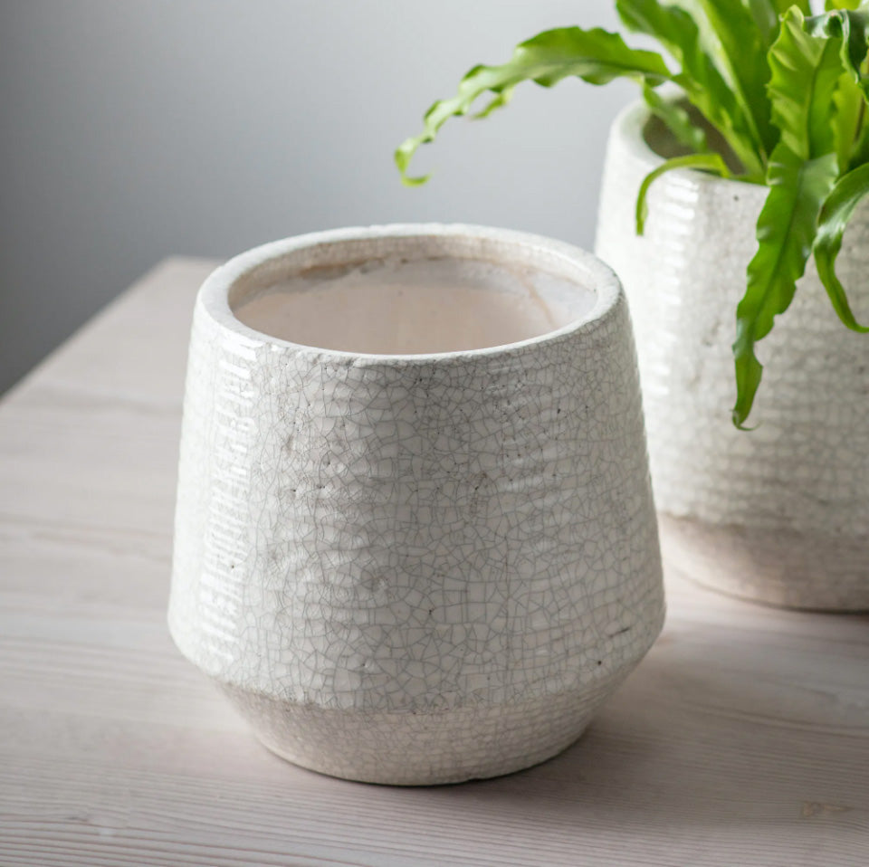 Ravello Ceramic Ridged Pot