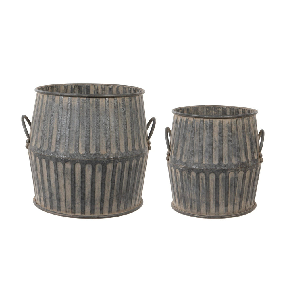 Set of 2 Barile Planters-Planters-Yester Home