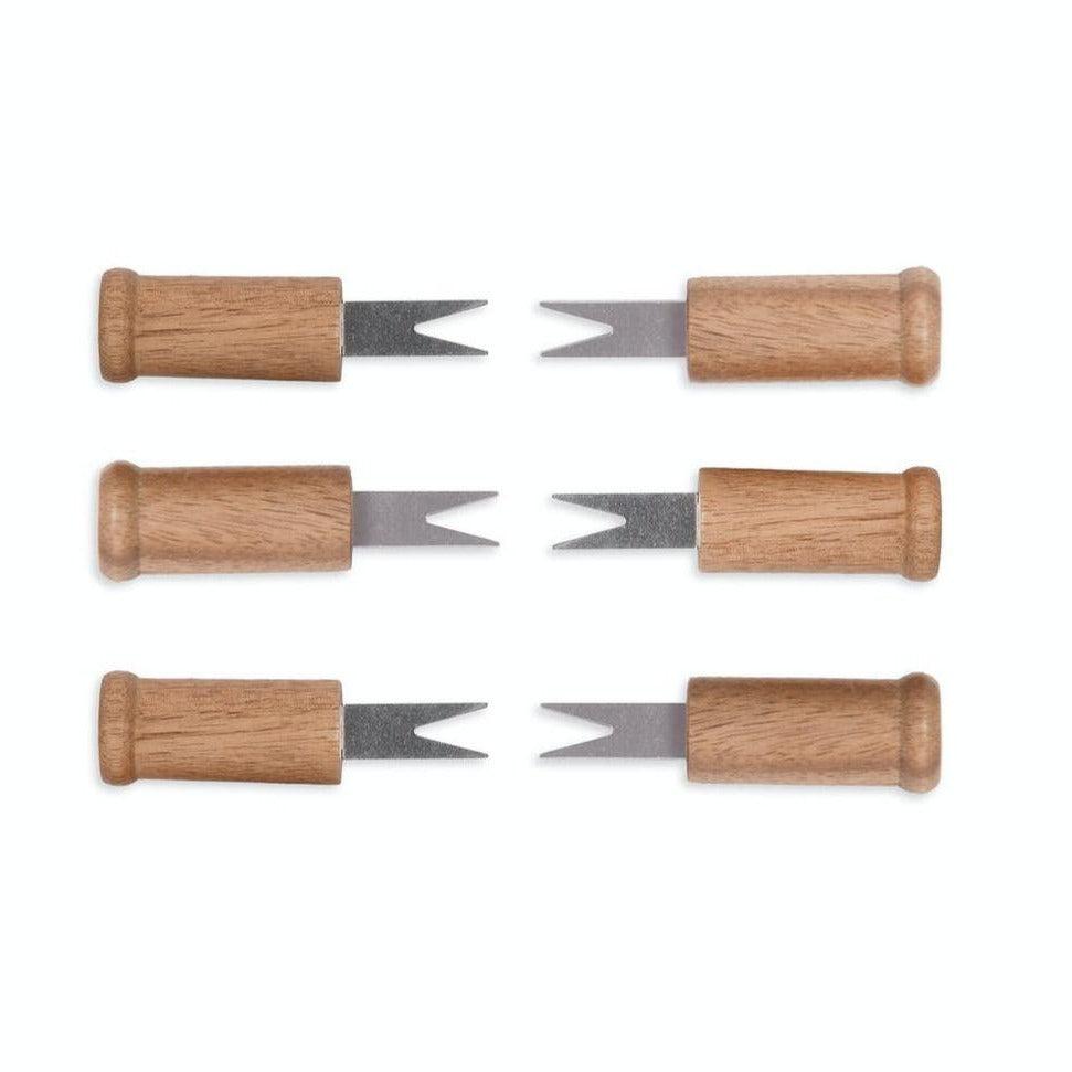 Set of 6 Corn Holders-BBQ Range-Yester Home