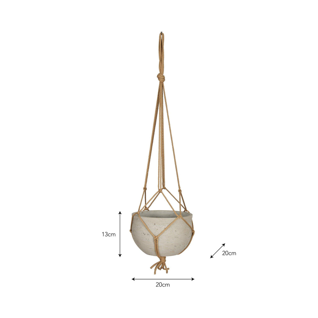Stratton Hanging Pot-Planters-Yester Home