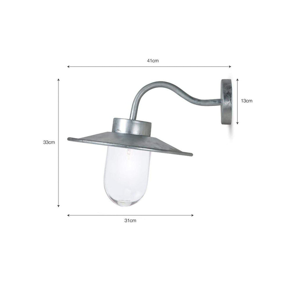 Swan Neck Light-Outdoor Lighting-Yester Home