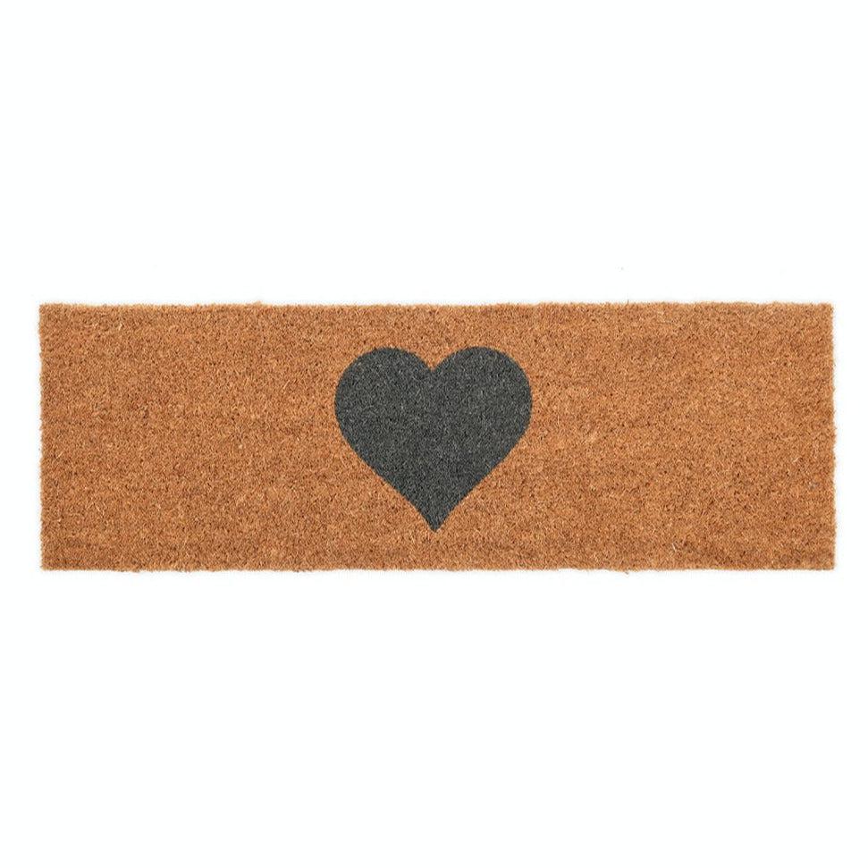 Top Step Heart Doormat-Doormat-Yester Home