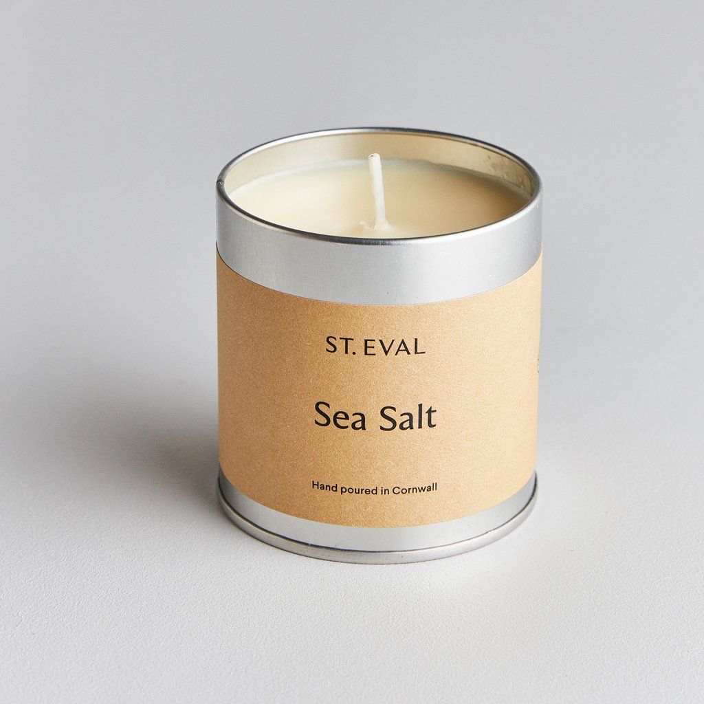 Sea Salt Scented Tin Candle-candle-The Little House Shop